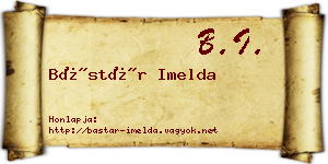Bástár Imelda névjegykártya